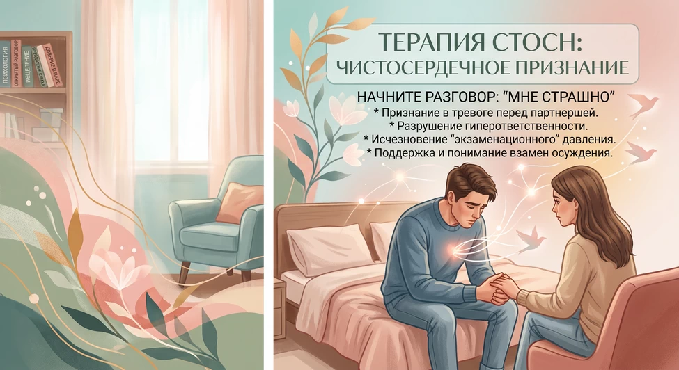 Чистосердечное признание при СТОСН